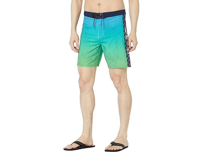 (取寄) ハーレー メンズ ファントム-エコ ナスカー レーストラック 18 ボードショーツ Hurley men Hurley Phantom-Eco NASCAR Racetrack 18" Boardshorts Arctic Neon