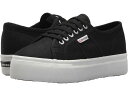 (取寄) スペルガ レディース 2790 アコットゥ プラットフォーム スニーカー Superga women Superga 2790 Acotw Platform Sneaker Black/White