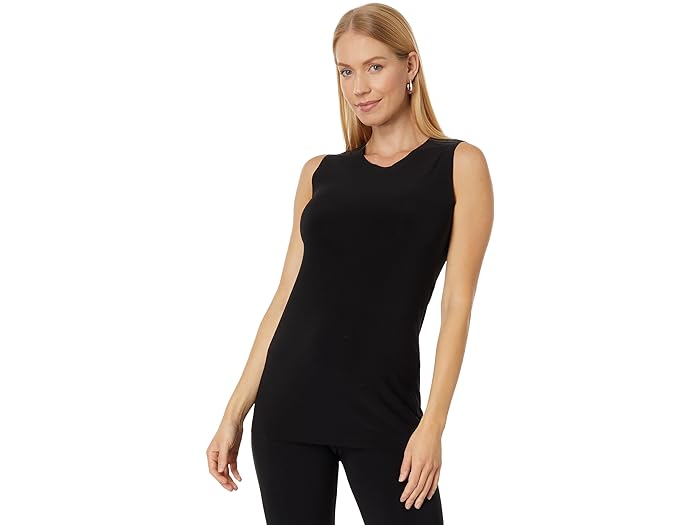 () m[} J} fB[X X[uX XCO gbv Norma Kamali women Norma Kamali Sleeveless Swing Top Black