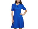 () _iLj[[N fB[X V[g X[u TCh mbg Sfbg ~fB hX DKNY women DKNY Short Sleeve Side Knot Godet Midi Dress Deep Cobalt