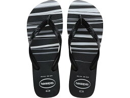 (取寄) ハワイアナス メンズ トップ ベーシック フリップ フロップ サンダル Havaianas men Havaianas Top Basic Flip Flop Sandal Black/White
