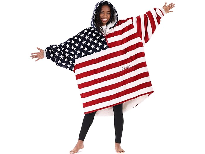 () RtB[ IWi 1/4 Wbv The Comfy The Comfy The Comfy Original 1/4 Zip Stars & Stripes