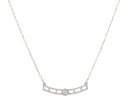 (取寄) ブライトン レディース イルミナ ライト アリュール バー ネックレス Brighton women Brighton Illumina Lights Allure Bar Necklace Silver