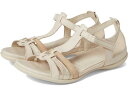 () GR[ fB[X tbV TXgbv T_ ECCO women ECCO Flash T-Strap Sandal Limestone/Pure White Gold/Beige