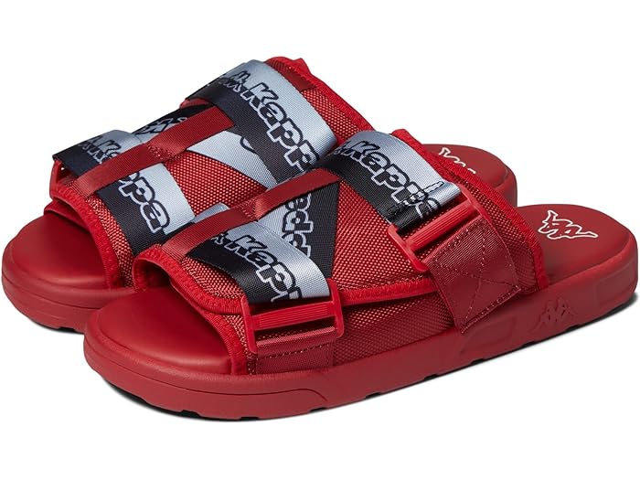 (取寄) カッパ ロゴ ジーク 1 Kappa Kappa Logo Zirk 1 Red/Dark Grey/Light Black