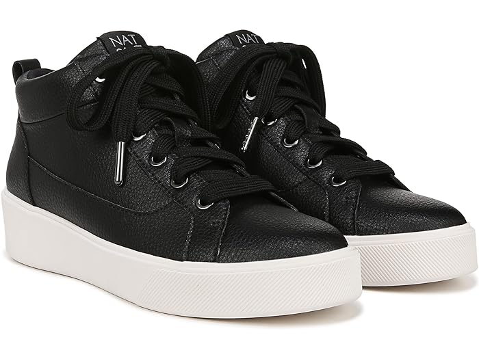 (取寄) ナチュラライザー レディース モリソン ミッド ハイ-トップ ファッション カジュアル スニーカー Naturalizer women Morrison Mid High-Top Fashion Casual Sneakers Black Leather