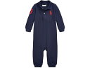 (取寄) ラルフローレン キッズ ボーイズ ビッグ ポニー コットン メッシュ ポロ カバーオール (インファント) Polo Ralph Lauren Kids boys Polo Ralph Lauren Kids Big Pony Cotton Mesh Polo Coverall (Infant) French Navy