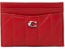 (取寄) コーチ レディース カード ケース COACH women COACH Card Case Light/Sport Red