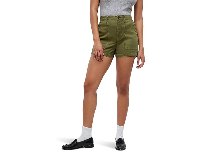 (取寄) メイドウェル レディース ミリタリー ショーツ Madewell women Madewell PV Military Shorts Green