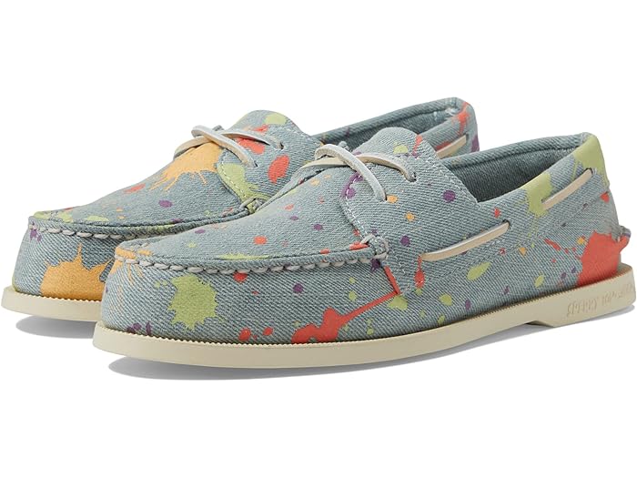 () Xy[ Y I[ZeBbN IWi 2-AC vCh Sperry men Sperry Authentic Original 2-Eye Pride Blue Multi