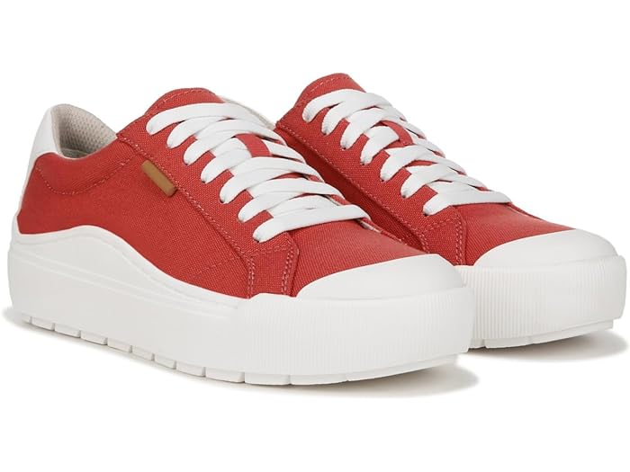 (取寄) ドクターショール レディース タイム オフ スニーカー Dr. Scholl's women Dr. Scholl's Time Off Sneaker Heritage Red Canvas