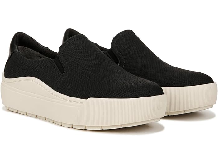 (取寄) ドクターショール レディース タイム オフ スリップ オン スニーカー Dr. Scholl's women Dr. Scholl's Time Off Slip On Sneaker Black Snake