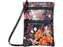 () AkVJ fB[X ~j _u Wbv gx NX{fB 448 Anuschka women Anuschka Mini Double Zip Travel Crossbody 448 Moonlit Meadow