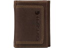 (取寄) カーハート レザー トリプル-ステッチド トリフォールド ウォレット Carhartt Carhartt Leather Triple-Stitched Trifold Wallet Brown