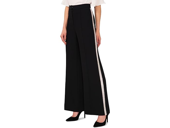 ()  ǥ ե쥢 å ѥ W/ 饤󥹥ȡ ȥ CeCe women CeCe Flare Leg Pants w/ Rhinestone Trim Rich Black