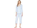 (取寄) ローレン ラルフローレン レディース エッセンシャル ビンガム ニット カプリ Pj セット LAUREN Ralph Lauren women Essentials Bingham Knits Capri PJ Set French Blue Stripe