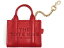 (取寄) マークジェイコブス レディース ザ ナノ トート バッグ チャーム Marc Jacobs women Marc Jacobs The Nano Tote Bag Charm True Red