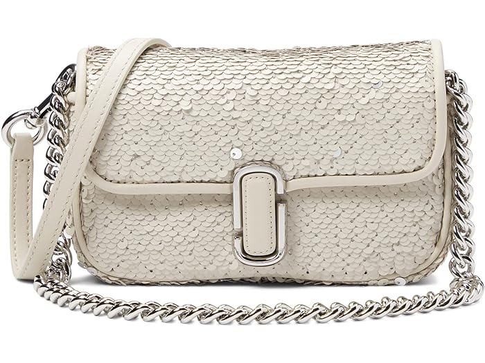 (取寄) マークジェイコブス レディース ザ ミニ ショルダー バッグ Marc Jacobs women Marc Jacobs The Mini Shoulder Bag Cream/Silver