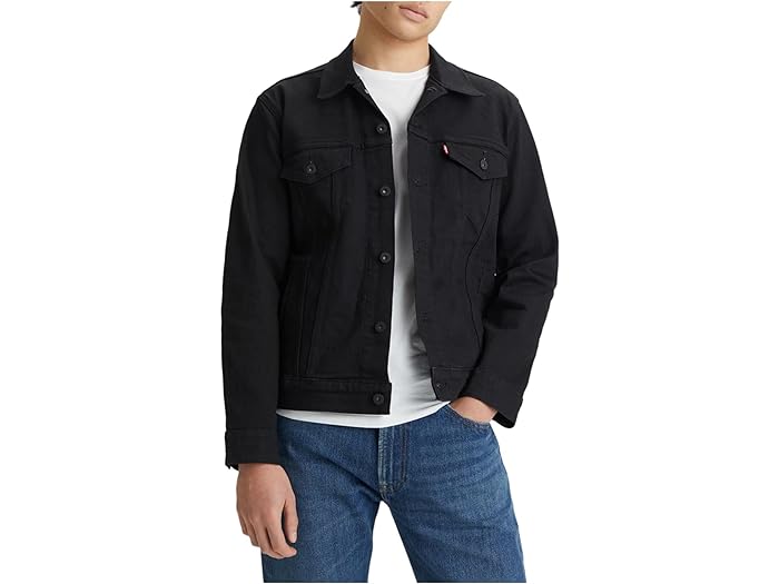 (取寄) リーバイス プレミアム メンズ プレミアム デニム トラッカー ジャケット Levi 039 s Premium men Levi 039 s Premium Premium Denim Trucker Jacket Dark Horse