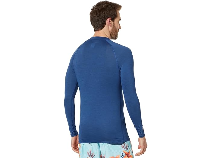 (取寄) クイックシルバー メンズ エブリデイ UPF50 ロング スリーブ Quiksilver men Everyday UPF50 Long Sleeve Monaco Blue Heather