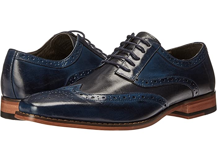 () XeCV[ A_X Y eBY[ EBO`bv IbNXtH[h Stacy Adams men Stacy Adams Tinsley Wingtip Oxford Cobalt/Navy