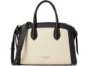 (取寄) ケイトスペード レディース ノット カラーブロックト ペブルド レザー ミディアム ジップ トップ サッチェル Kate Spade New York women Kate Spade New York Knott Color-Blocked Pebbled Leather Medium Zip Top Satchel Allspice Cake Multi