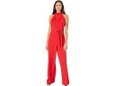 取寄 ベベ レディース ラッフル ホルター タイ ネック ジャンプスーツ Bebe women Bebe Ruffle Halter Tie Neck Jumpsuit Red