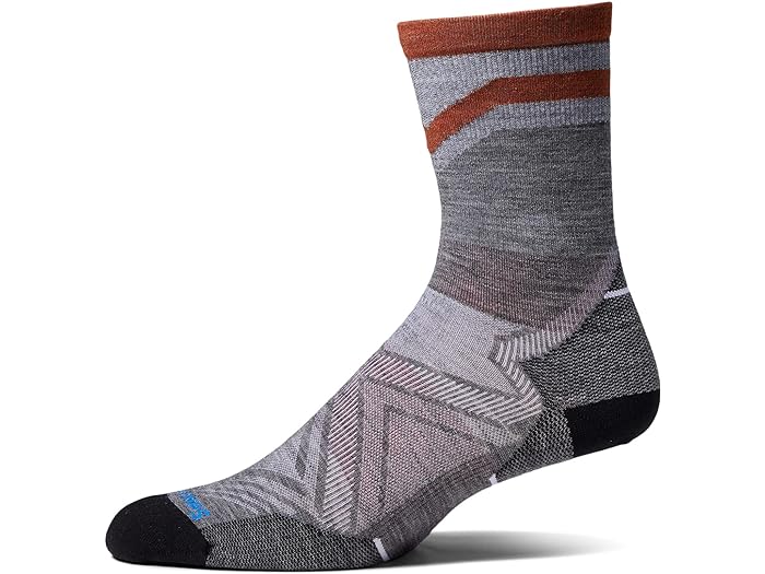 楽天スウィートラグ（取寄） スマートウール メンズ ラン ゼロ クッション ミッド クルー パターン Smartwool men Smartwool Run Zero Cushion Mid Crew Pattern Medium Gray