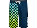 () n[[ LbY {[CY `FbJ[ vg {[hV[c (rbO LbY) Hurley Kids boys Hurley Kids Checker Print Boardshorts (Big Kids) Valerian Blue