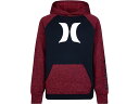 (取寄) ハーレー キッズ ボーイズ アイコン グラフィック プルオーバー パーカー (リトル キッズ) Hurley Kids boys Hurley Kids Icon Graphic Pullover Hoodie (Little Kids) Gym Red