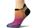 (取寄) スマートウール レディース ラン ゼロ クッション オンブレ プリント ロウ アンクル Smartwool women Smartwool Run Zero Cushion Ombre Print Low Ankle Tandoori Orange