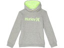 (取寄) ハーレー キッズ ボーイズ ワン アンド オンリー プルオーバー パーカー (リトル キッズ) Hurley Kids boys Hurley Kids One and Only Pullover Hoodie (Little Kids) Dark Grey/Volt