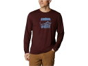 () RrA Y ebN gC O X[u OtBbN Columbia men Columbia Tech Trail Long Sleeve Graphic Elderberry/Elevated