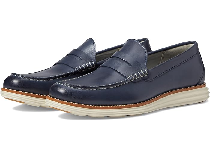 (取寄) コールハーン メンズ オリジナルグランド ペニー ローファー Cole Haan men Cole Haan Originalgrand Penny Loafer Marine Blue/Ivory