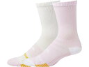 () ubNX S[Xg Cg N[ \bNX 2-pbN Brooks Brooks Ghost Lite Crew Socks 2-Pack Quartz/White/White/Quartz