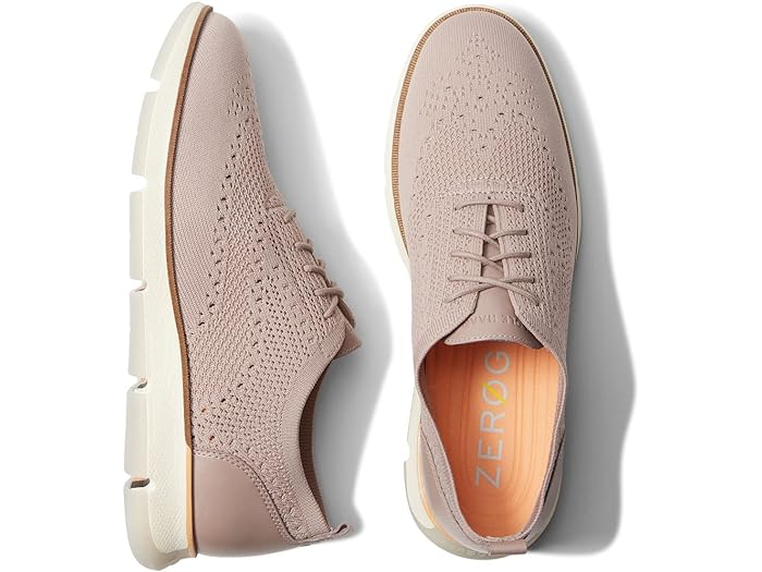 (取寄) コールハーン レディース ゼログランド ステッチライト オックスフォード, アッシェーズ オブ ロージーズ Cole Haan women Cole Haan Zerogrand Stitchlite Oxford, Ashes Of Roses Etherea Knit/Etherea Smooth Leather/Pumpkin/Optic White