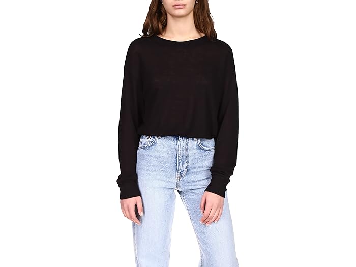 () TN`A fB[X ou w {[ gbv Sanctuary women Sanctuary Bubble Hem Volume Top Black