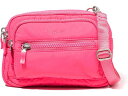 () obK[j fB[X gv Wbv obO Baggallini women Baggallini Triple Zip Bagg Hot Pink Puff