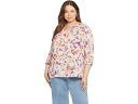 (取寄) エヌワイディージェイ レディース プラス サイズ ピンタック ブラウザ NYDJ women NYDJ Plus Size Pintuck Blouse Fallen Leaf