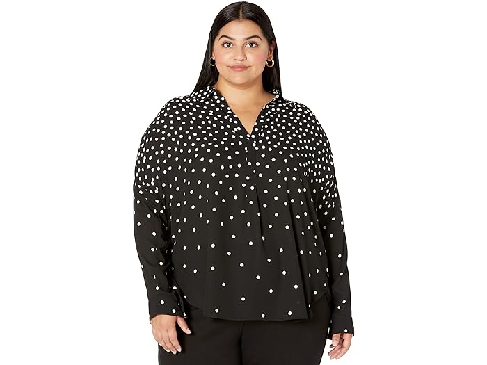 (取寄) エヌワイディージェイ レディース プラス サイズ ベッキー ブラウザ NYDJ women NYDJ Plus Size Becky Blouse Percy Dot