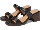 (取寄) メイドウェル レディース ザ サイゲ ダブル-ストラップ サンダル イン レザー Madewell women Madewell The Saige Double-Strap Sandal in Leather True Black