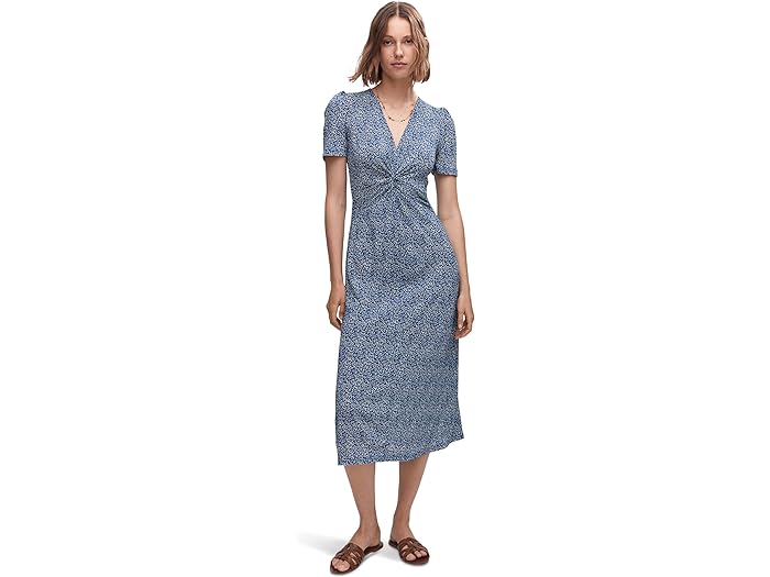 (取寄) マンゴ レディース ポマ ドレス MANGO women MANGO Poma Dress Blue