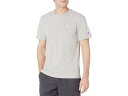 () `sI Y we[W  TVc Champion men Champion Heritage Short Sleeve Tee Oxford Gray