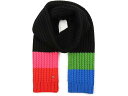 (取寄) ケイトスペード レディース マーブル ケーブル ニット スカーフ Kate Spade New York women Kate Spade New York Marble Cable Knit Scarf Black