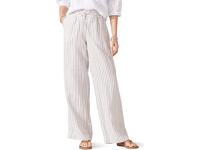 () g~[on} fB[X Joi XgCv nCCY C[W[ pc Tommy Bahama women Tommy Bahama Cabana Stripe High-Rise Easy Pants Coffee Break