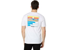 (取寄) リップ カール メンズ サーフ リバイバル サンセット 半袖 Tシャツ Rip Curl men Rip Curl Surf Revivial Sunset Short Sleeve Tee White