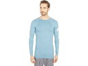 () bv J[ Y h[ pg[ ptH[}X UV TVc Rip Curl men Rip Curl Dawn Patrol Performance Long Sleeve UV Tee Mid Blue Marled