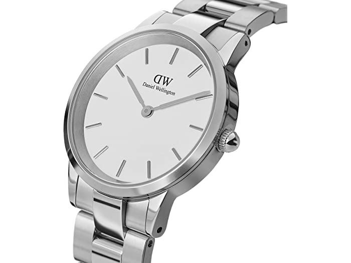 (取寄)ダニエルウェリントン28ミリアイコニックリンクブレスレットウォッチDanielWellington28mmIconicLinkBraceletWatchSilver/White