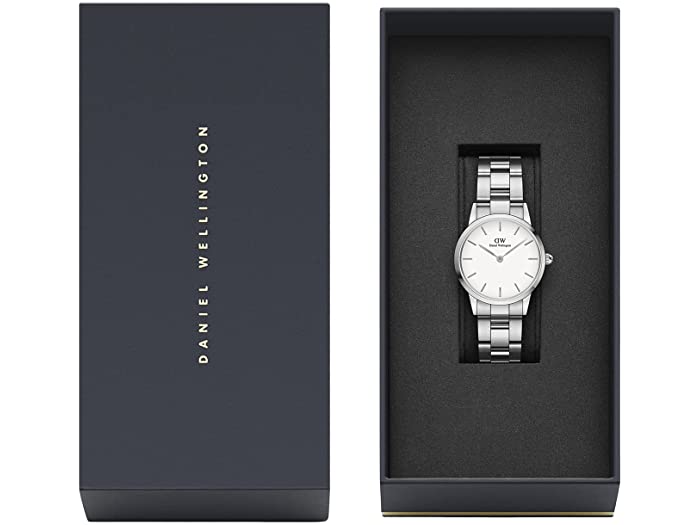 (取寄)ダニエルウェリントン28ミリアイコニックリンクブレスレットウォッチDanielWellington28mmIconicLinkBraceletWatchSilver/White