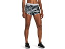 (取寄) アンダーアーマー レディース フライ バイ 2.0 プリンテッド ショーツ Under Armour women Under Armour Fly By 2.0 Printed Shorts Halo Gray/Gravel/Reflective